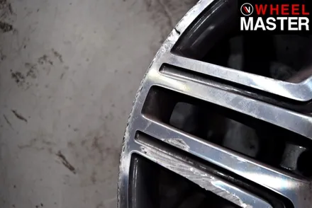 [휠마스터] 림끝이 심하게 갈린 벤츠 g63 amg 차량의 완벽 휠복원 / 일산 휠복원 / 파주,일산