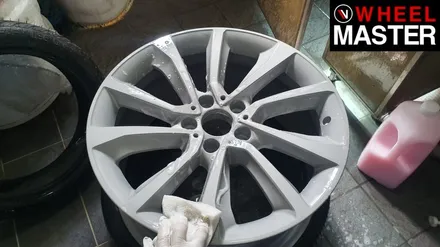 [휠마스터] BMW X6 휠복원 및 고스트크롬 휠도색 / 일산 분체도장 / 파주,일산