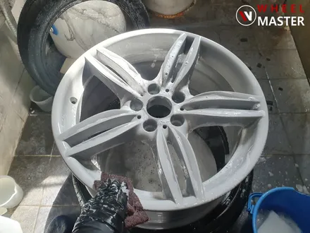[휠마스터] BMW 328I 컨버터블 (351M 19인치) 고스트크롬 분체도장 / 일산 휠복원 / 파주,일산