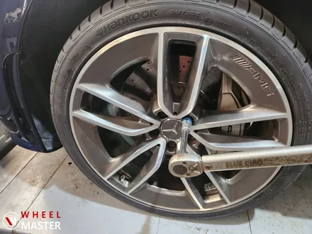 CLS53AMG 휠굴절수리 / 차량 떨림으로 인한 휠굴절수리 / 휠마스터 / 파주,일산