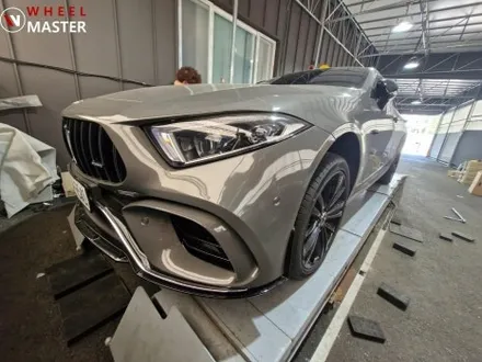 차량핸들떨림 진동/CLS400D 19인치 포트홀충격으로 인한 휠굴절수리 / 파주,일산