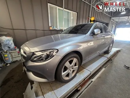 벤츠 C200D  17인치 핸들떨림으로 인한 휠굴절수리 / 파주,일산
