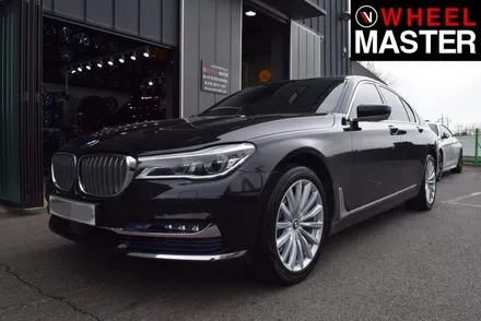 [휠마스터] 휠 손상이 아주 심한 BMW 740d 차량의 완벽 휠복원 / 일산 분체도장 / 파주,일산
