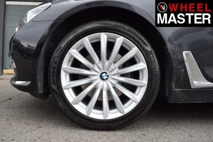 [휠마스터] 휠 손상이 아주 심한 BMW 740d 차량의 완벽 휠복원 / 일산 분체도장 / 파주,일산