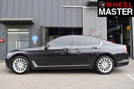 [휠마스터] 휠 손상이 아주 심한 BMW 740d 차량의 완벽 휠복원 / 일산 분체도장 / 파주,일산
