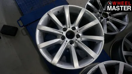자동차휠굴절 때문에 휠교체를 하게된 BMW528i / 파주,일산