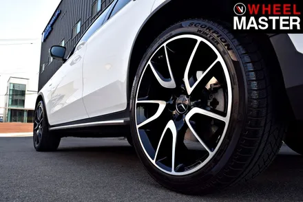 [휠마스터] 림끝에 기스가 생긴 벤츠 GLC 43AMG 차량의 다이아몬드컷팅 휠복원 후기 / 일산 휠복원 / 파주,일산