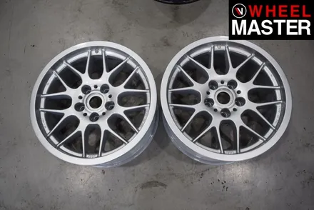 [휠마스터] BMW 530i 휠기스복원 및 실버 분체도장 / BBS 휠복원 / 파주,일산