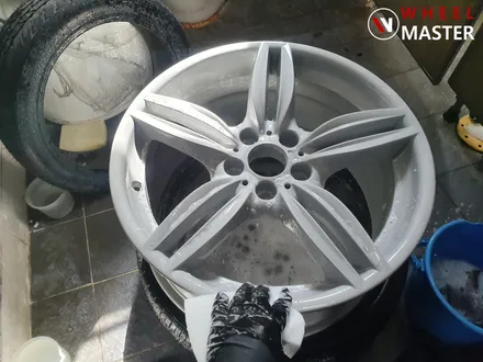 [휠마스터] BMW 328I 컨버터블 (351M 19인치) 고스트크롬 분체도장 / 일산 휠복원 / 파주,일산