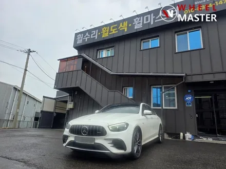 벤츠 E53AMG 포트홀 밟고 휠굴절 열변형없는 휠굴절수리 / 파주,일산