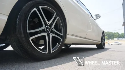 벤츠 e300 모델 s400 18인치 블랙 폴리시 휠 복원 휠교체 / 파주,일산