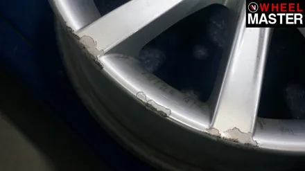 자동차휠굴절 때문에 휠교체를 하게된 BMW528i / 파주,일산