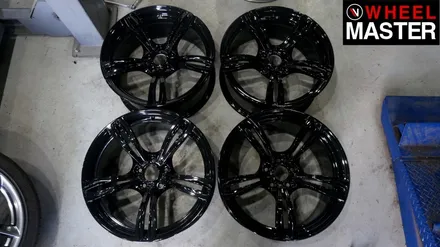 [휠마스터] BMW M5 검정유광 휠복원 및 휠도색 후기 / 일산 휠복원 / 파주,일산