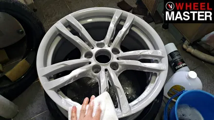 [휠마스터] BMW 320d 굴절수리 및 고스트크롬 분체도장 / 일산 휠복원 / 파주,일산