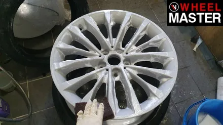 [휠마스터] BMW 520d 휠복원 및 검메탈 분체도장 / 일산 휠도색 / 파주,일산