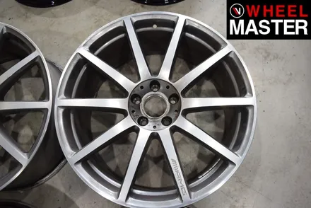 [휠마스터] 벤츠 S63 AMG 휠복원 및 블랙유광 분체도장 / 일산 휠도색 / 파주,일산