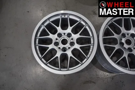 [휠마스터] BMW 530i 휠기스복원 및 실버 분체도장 / BBS 휠복원 / 파주,일산