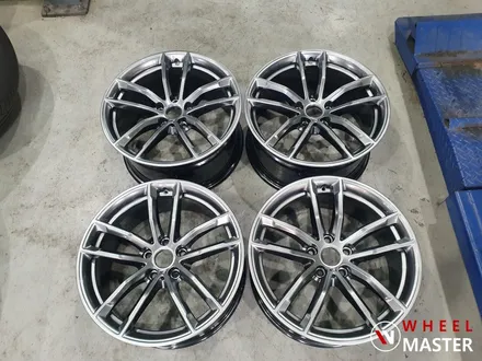 [휠마스터] BMW 520D 18인치 고스트크롬 분체도장 / BMW 휠복원 / 파주,일산