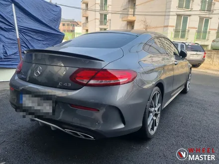 벤츠 C43AMG 포트홀 사고수리 / 벤츠 굴절수리 / 파주,일산