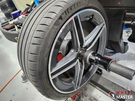 벤츠 A45AMG 19인치 포트홀 사고 역대급 굴절수리 / 벤츠 휠수리 / 파주,일산