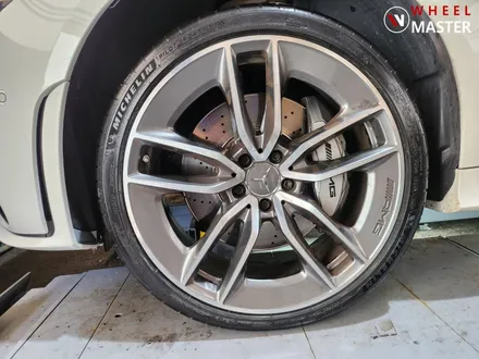 벤츠 휠굴절수리 / 벤츠 CLS53AMG 포트홀 사고로 인한 휠굴절수리 / 파주,일산