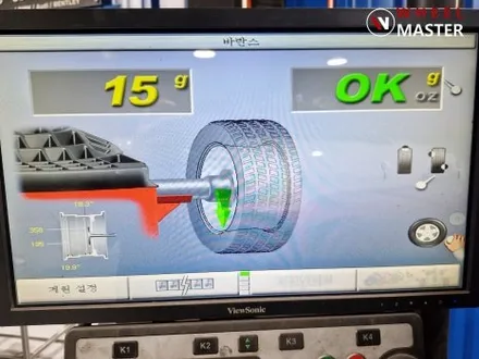 벤츠 E53AMG 포트홀 사고로 인한 휠크랙 중고휠교체 / 파주,일산