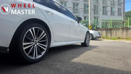 벤츠 CLS400D 포트홀 사고로 인한 휠굴절수리 feat.열변형없는 휠굴절수리 / 파주,일산