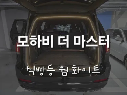 모하비 더 마스터 트렁크 무드등!! 웜 화이트 식빵등 시공!! 충남 천안 출장 / 천안 신부동