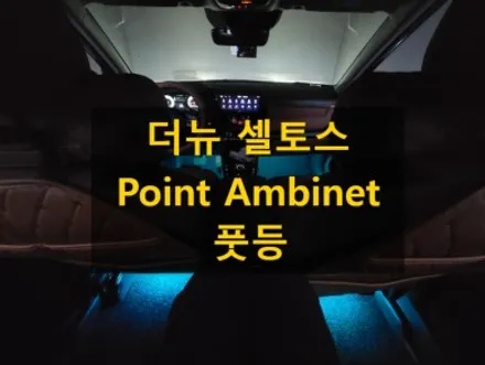 더뉴 셀토스/RGB LED/풋등 엠비언트/경기도 안성 출장/천안에서/전국 출장 시공 / 천안, 아산, 세종, 대전