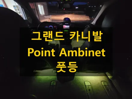 그랜드 카니발/RGB/풋등 엠비언트/미스터카 디테일링샵/전국출장/출장 엠비언트 / 천안, 아산, 세종, 대전