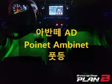 아반떼AD/아반떼스포츠/RGB엠비언트/풋등/경기도/고양시/출장/출장엠비언트/전국출장 / 천안 신부동