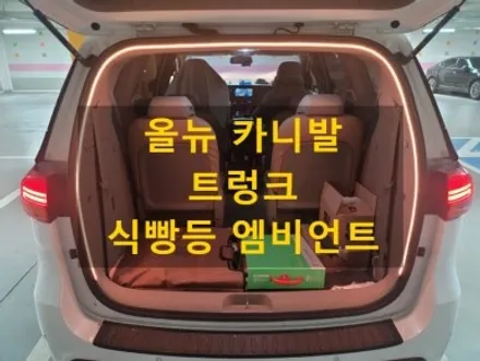 올뉴 카니발/트렁크/식빵등 RGB 엠비언트/천안에서 전남 여수 출장/전국출장/출장 엠비언트 / 천안 신부동