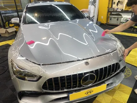 강서구 PPF 오토위너스 GT43 AMG 엠블럼까지 안떼고 시공 가능? 가능! / 덕양, 고양, 상암