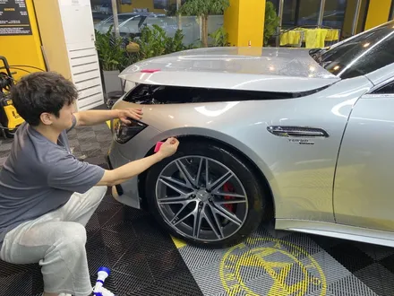 강서구 PPF 오토위너스 GT43 AMG 엠블럼까지 안떼고 시공 가능? 가능! / 덕양, 고양, 상암