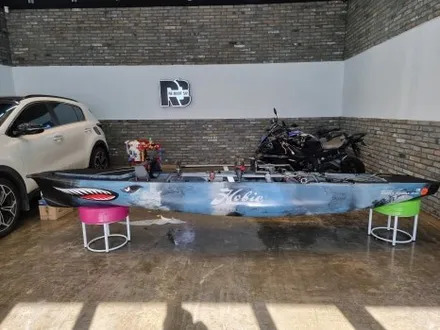 <피싱카약 끝판왕!! 호비 미라지 프로앵글러14 360xr>동탄 카약 PPF/리부트501에서!!! / 동탄 반송동