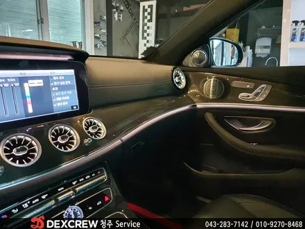 벤츠 E클래스 W213 E350 AMG Line 송풍구 엠비언트 무드램프 순정연동 업그레이드 튜닝~ with 덱스크루 청주점