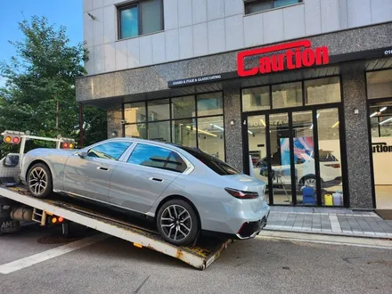 bmw 740i 상단 듀오톤 랩핑(탑폴리에) / 동탄 장지동