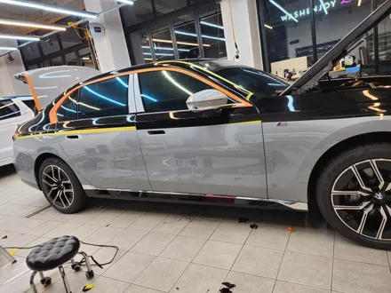 bmw 740i 상단 듀오톤 랩핑(탑폴리에) / 동탄 장지동