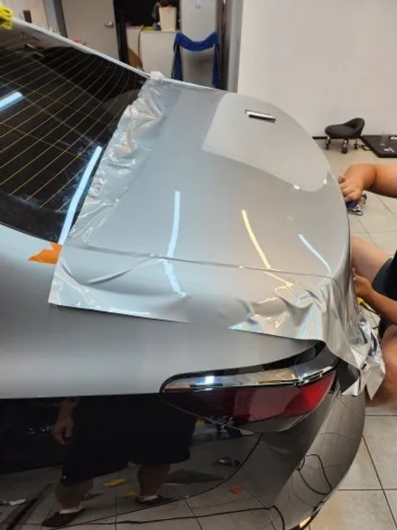 bmw i7 차량 듀오톤(투톤)랩핑 작업후기 / 동탄 장지동