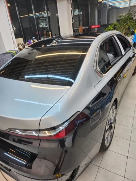 bmw i7 차량 듀오톤(투톤)랩핑 작업후기 / 동탄 장지동