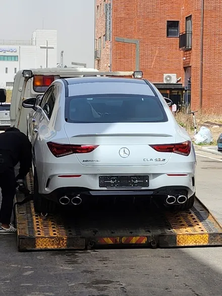 벤츠 cla 45amg  전면부 ppf작업 / 동탄 장지동