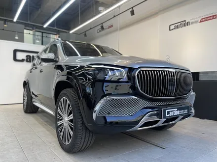 벤츠 마이바흐 gls600 상단 듀오톤 랩핑작업 / 동탄 장지동