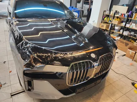 bmw 740i 상단 듀오톤 랩핑(탑폴리에) / 동탄 장지동
