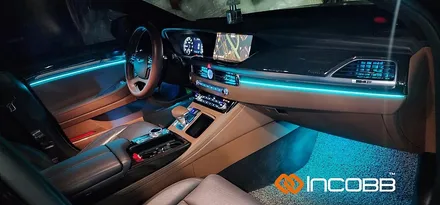 부산 제네시스 G90 엠비언트 라이트 대시보드 도어 송풍구 풋등 시공 후기 / 부산,김해