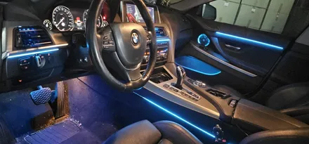 부산 엠비언트 라이트 BMW 6시리즈 무드램프 조명 시공 후기 / 부산,김해