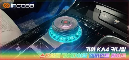 KA4 카니발 엠비언트 라이트 시공 부산 인코브 본사 전문 시공 / 부산,김해