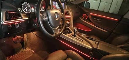 부산 엠비언트 라이트 BMW 6시리즈 무드램프 조명 시공 후기 / 부산,김해