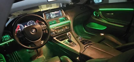 부산 엠비언트 라이트 BMW 6시리즈 무드램프 조명 시공 후기 / 부산,김해