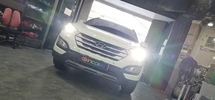 싼타페DM 반사판 교체 양쪽 17만 공임포함 광도 미달 자동차 검사 불합격 3000CD 조도부족 / 부산,김해