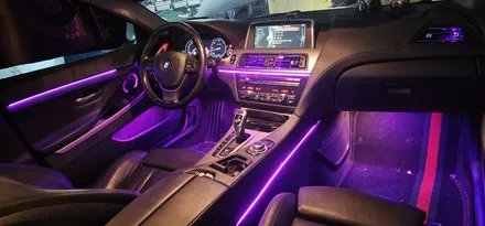 부산 엠비언트 라이트 BMW 6시리즈 무드램프 조명 시공 후기 / 부산,김해